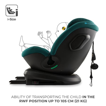 SCAUN AUTO KINDERKRAFT XPEDITION 3 I-SIZE 40-150 CM, GREEN [2]