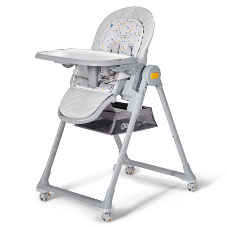 SCAUN DE MASA KINDERKRAFT LASTREE,  2 IN 1, TRANSFORMABIL, GREY [1]