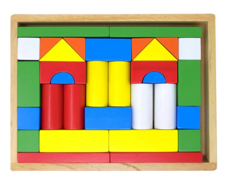 Set 32 de cuburi de lemn cu tavita [1]