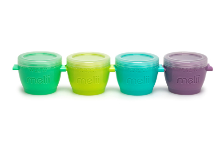 SET 4 RECIPIENTE PLASTIC SNAP&GO, MELII, 118 ML [1]