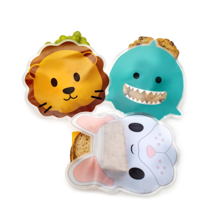 SET 6 BUC PUNGI SANDWICH ANIMAL, REUTILIZABILE [8]