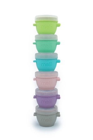 SET 6 RECIPIENTE SILICON SNAP&GO, MELII, 59 ML [1]