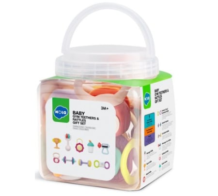 Jucării pentru bebeluși - SET 9 JUCARII GINGIVALE SPORT