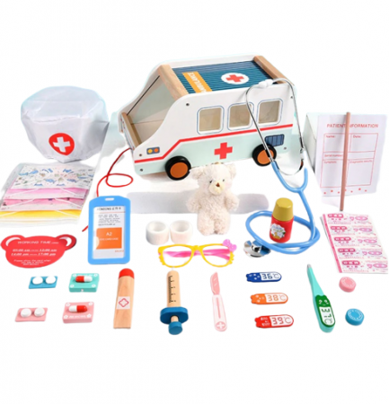 Set ambulanta de lemn [0]