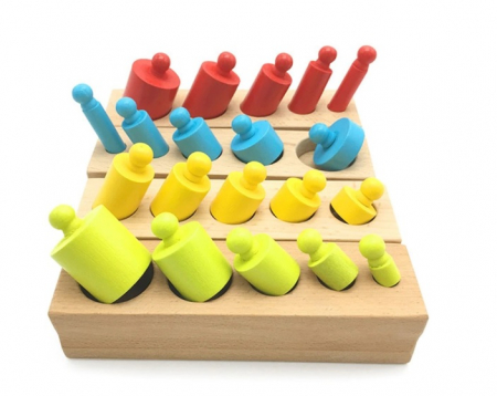 Set cilindri colorati Montessori [8]