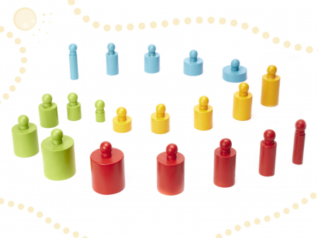 Set cilindri colorati Montessori [5]