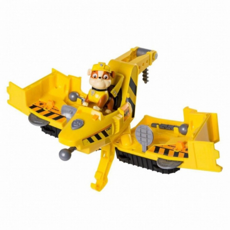 Figurine cu eroi și personaje - SET DE JOACA SPIN MASTER PAW PATROL VEHICUL FLIP AND FLY RUBBLE