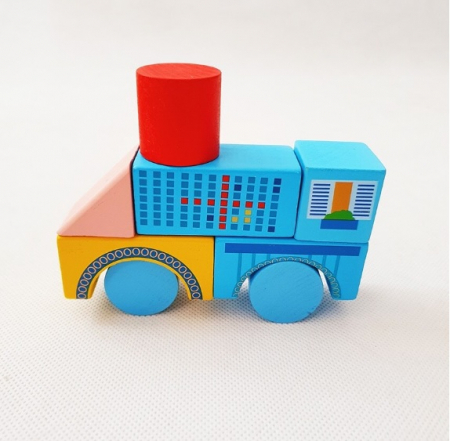 Set educativ 100 cuburi din lemn Urban [1]