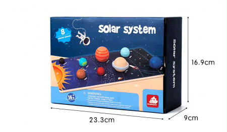 Puzzle sistemul solar -  planete  Montessori [6]