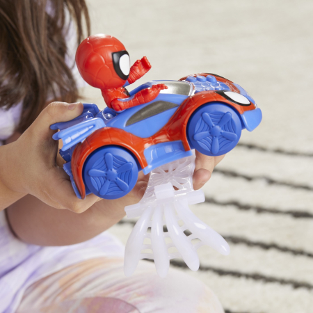 SPIDEY PRIETENII EXTRAORDINARI SET MASINUTA SI FIGURINA SI ACCESORIU SPIDEY [3]