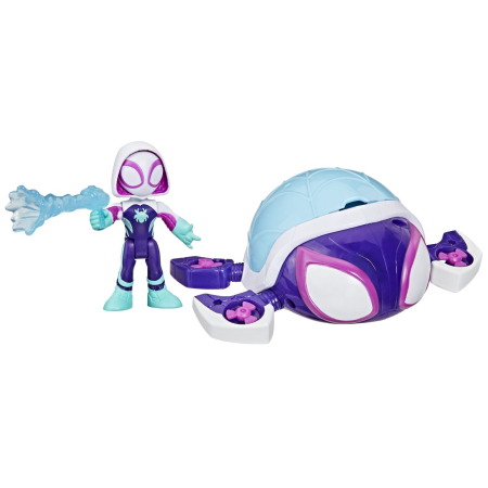 SPIDEY SI PRIETENII LUI UIMITORI MARVEL SET FIGURINA 7.6CM SI SUBMARINUL TESTOASA FANTOMA [1]