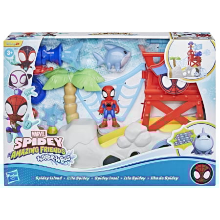 Figurine cu eroi și personaje - SPIDEY SI PRIETENII LUI UIMITORI MARVEL WATER WEBS INSULA LUI SPIDEY