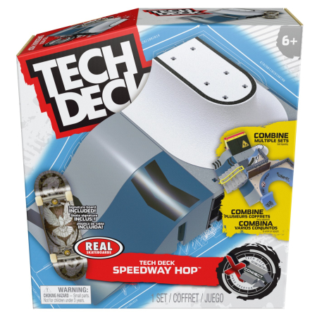 Mașinuțe, Motociclete, Elicoptere, Avioane - TECH DECK PACHET XCONNECT FINGERBOARD SPEEDWAY HOP