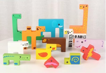Jucării nevoi speciale - Tetris Animale Salbatice