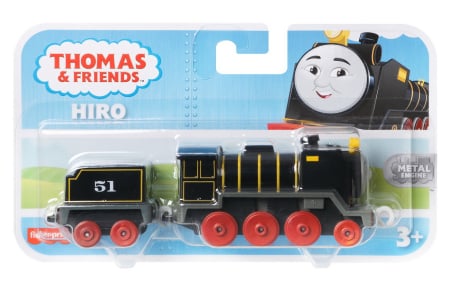 Mașinuțe, Motociclete, Elicoptere, Avioane - THOMAS LOCOMOTIVA CU VAGON PUSH ALONG HIRO