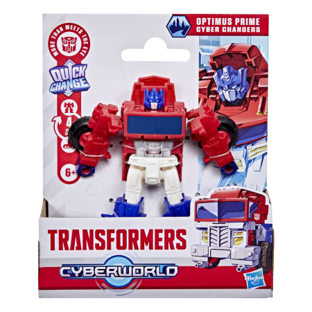 Roboti - TRANSFORMERS CYBERWORLD ROBOT OPTIMUS PRIME CONVERTIBIL 10CM