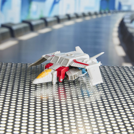 TRANSFORMERS CYBERWORLD ROBOT STARSCREAM CONVERTIBIL 10CM [6]