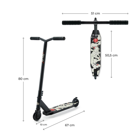 TROTINETA KINDERKRAFT SOLIS, BLACK [6]