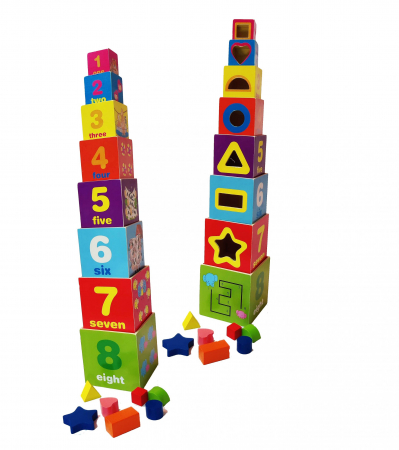 Turn cuburi de lemn - sortare si asociere [2]