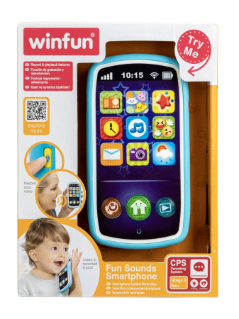Jucării pentru bebeluși - WINFUN SMARTPHONE CU SUNETE AMUZANTE