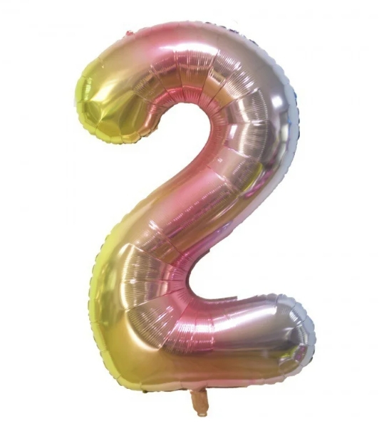 Baloane cifre multicolore 45 cm – Decor elegant pentru aniversări și petreceri [1]