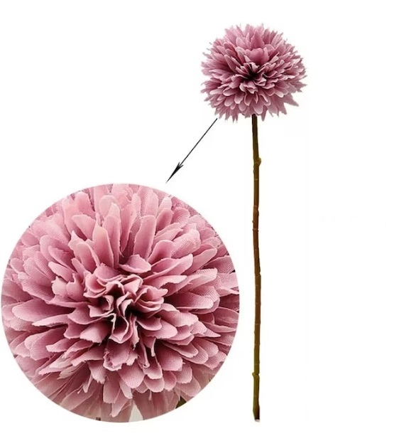 Crizantemă Artificială 65 cm Realistă – Floare Decorativă pentru Aranjamente, Evenimente și Interior [2]