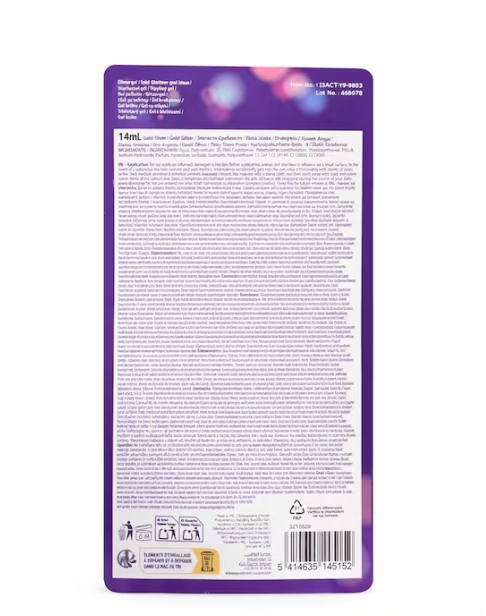 Gel cu Sclipici Albastru pentru Față și Corp 14 ml – Glitter Cosmetic pentru Machiaj și Petreceri [2]