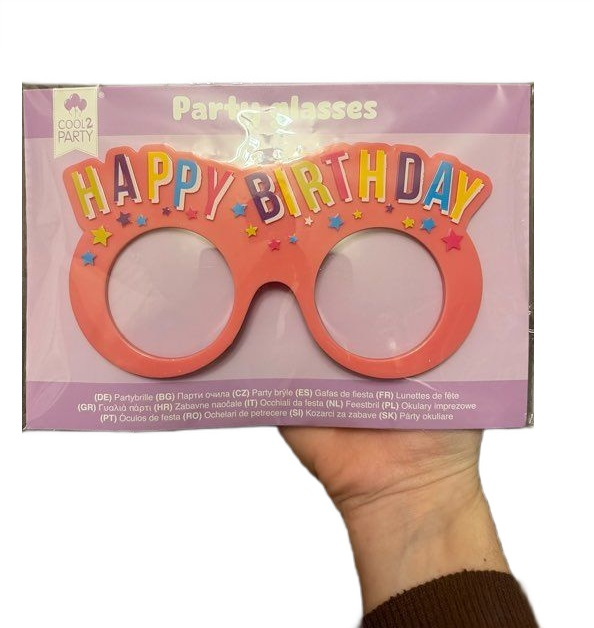 Ochelari Happy Birthday pentru petreceri – accesorii haioase aniversare [2]