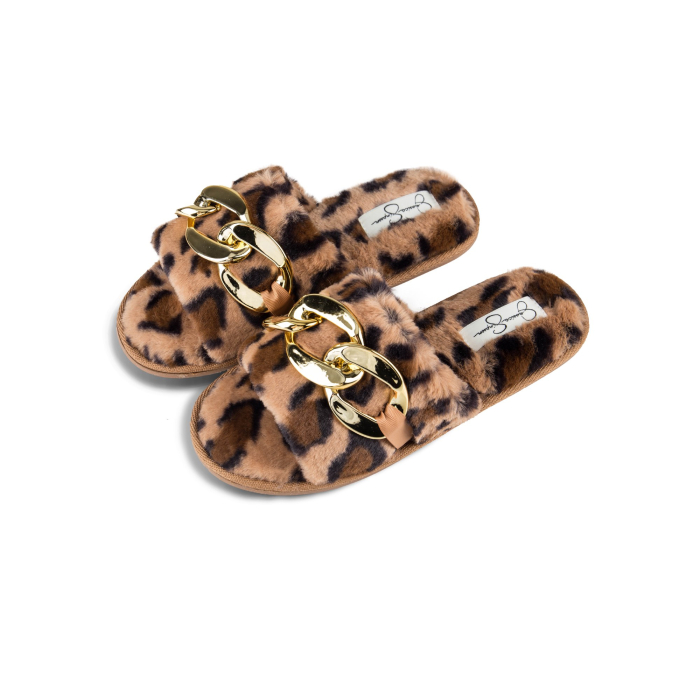 Papuci pufoși damă cu model lanț – confortabili și eleganți [2]