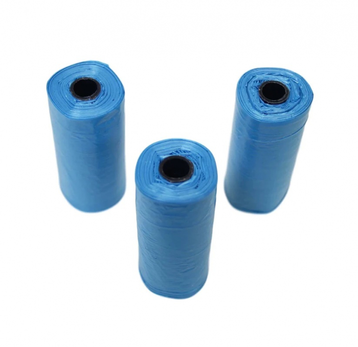 Set de 3 pungi igienice, biodegradabile, pentru colectarea excrementelor, multicolore [5]