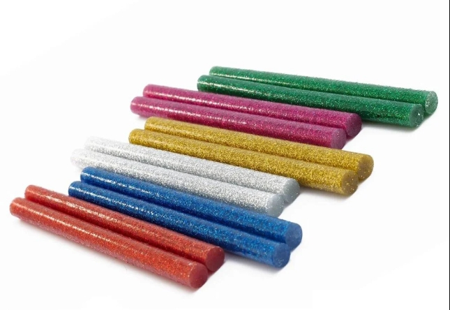 Set 12 Batoane de Silicon cu Sclipici Colorat – Creativ pentru Școală și Hobby [2]