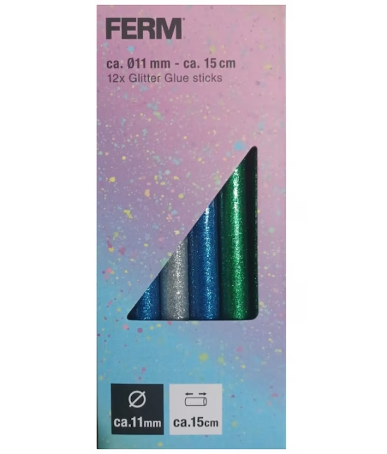 Set 12 Batoane de Silicon cu Sclipici Colorat – Creativ pentru Școală și Hobby [3]