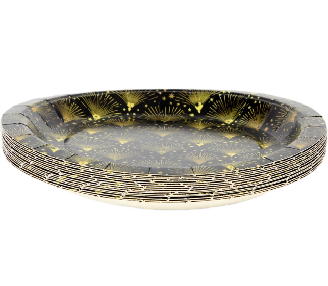 Set 15 farfurii carton 18 cm  – farfurii petrecere  de unică folosință [2]