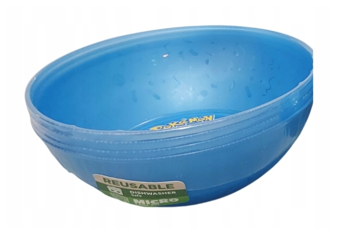 Set 4 boluri plastic albastre reutilizabile Pokemon pentru copii – boluri rezistente, colorate, ușor de curățat [3]