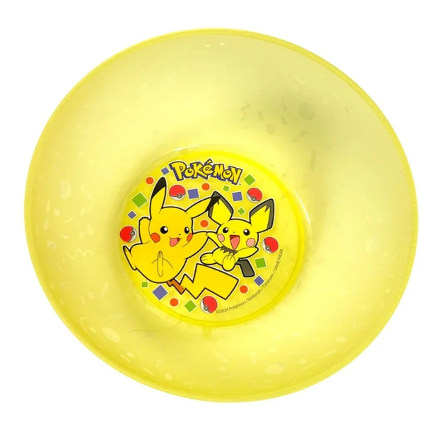 Set 4 boluri plastic galbene reutilizabile Pokemon pentru copii – boluri rezistente, colorate, ușor de curățat [2]