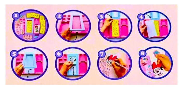 Set de creație Minnie Mouse pentru copii – Kit creativ DIY cu accesorii și activități distractive [2]