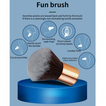 Vibrator în formă de pensulă de machiaj [5]