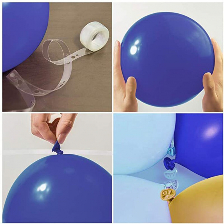 Set de baloane, de 3 culori și dimensiuni diferite [4]