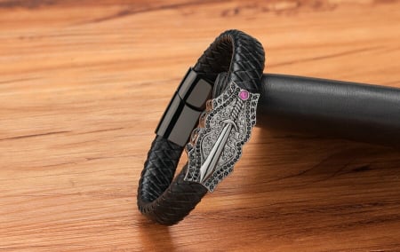 Cadouri - Brățară pentru bărbați, stil neogotic