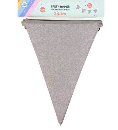 Articole pentru Petrecere  & Decoratiuni Party - Ghirlandă decorativă cu cu sclipici 6 metri – Decor magic pentru petreceri copii