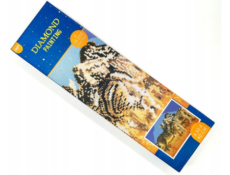 Hobby & DIY - Kit pictură cu diamante Zebra – set DIY complet pentru relaxare și decor creativ