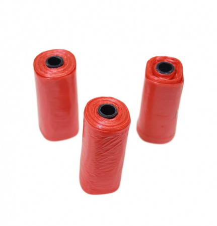 Set de 3 pungi igienice, biodegradabile, pentru colectarea excrementelor, multicolore [3]