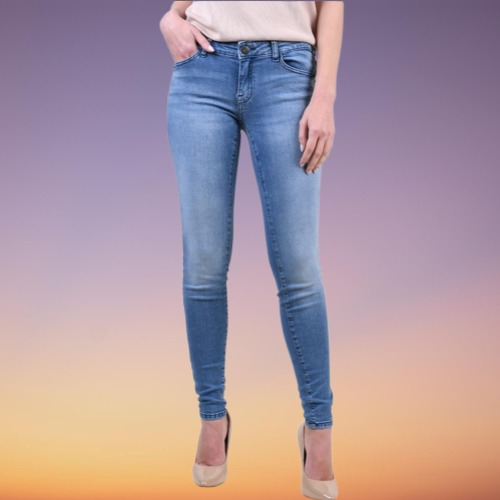 Blugi damă Light Blue Denim [1]