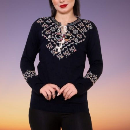 Bluză damă tricotată tradițională [3]