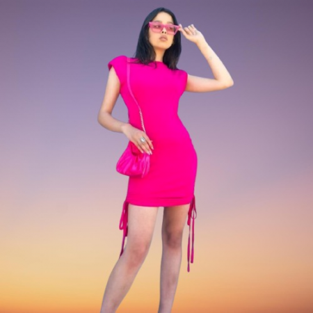 Rochie casual din bumbac subțire [1]