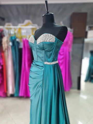 Rochie Eleganta Sirena - Emerald Green [3]