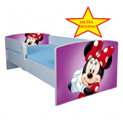 PAT TINERET MINNIE, CU PROTECTIE, 160X80 CM-   SALTEA INCLUSA [1]