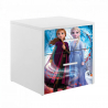 SET PROMO MODEL FROZEN, PAT 140X70, DULAP 2 USI, COMODA, NOPTIERA [5]