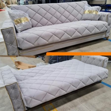 Mobilier - CANAPEA CATIFEA GRI