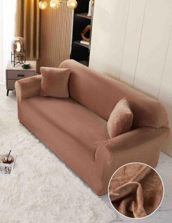 Huse Scaun / Canapea - Husa canapea catifea. 2 locuri